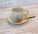 일본 도자기 커피잔 /찻잔 美浓烤 陶瓷